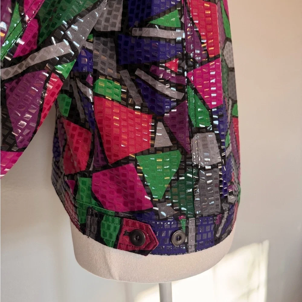 Ruby Rd. Multicolor Geometric Sequence Jacket - Picture 7 of 8